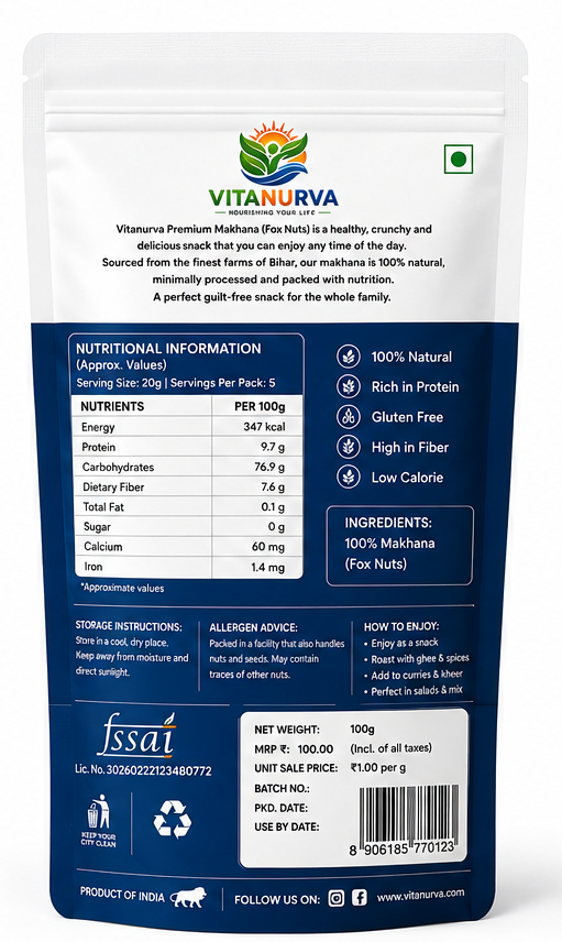 Premium Plain Makhana - Image 3