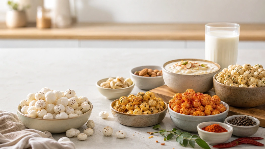 Types of makhana